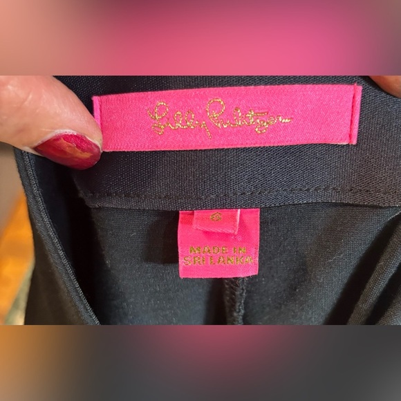 Lilly Pulitzer Black Straight Leg Dress Pants Women’s Size 6 - Picture 5 of 5